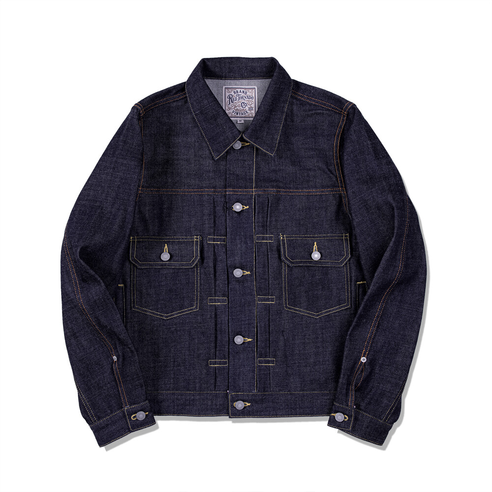 Denim Jacket Men's 16oz Heavyweight Selvedge Coat Vintage