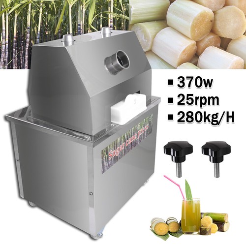 Commercial Electric Sugar Cane Ginger Press Juicer Stainless Steel Desktop 110V