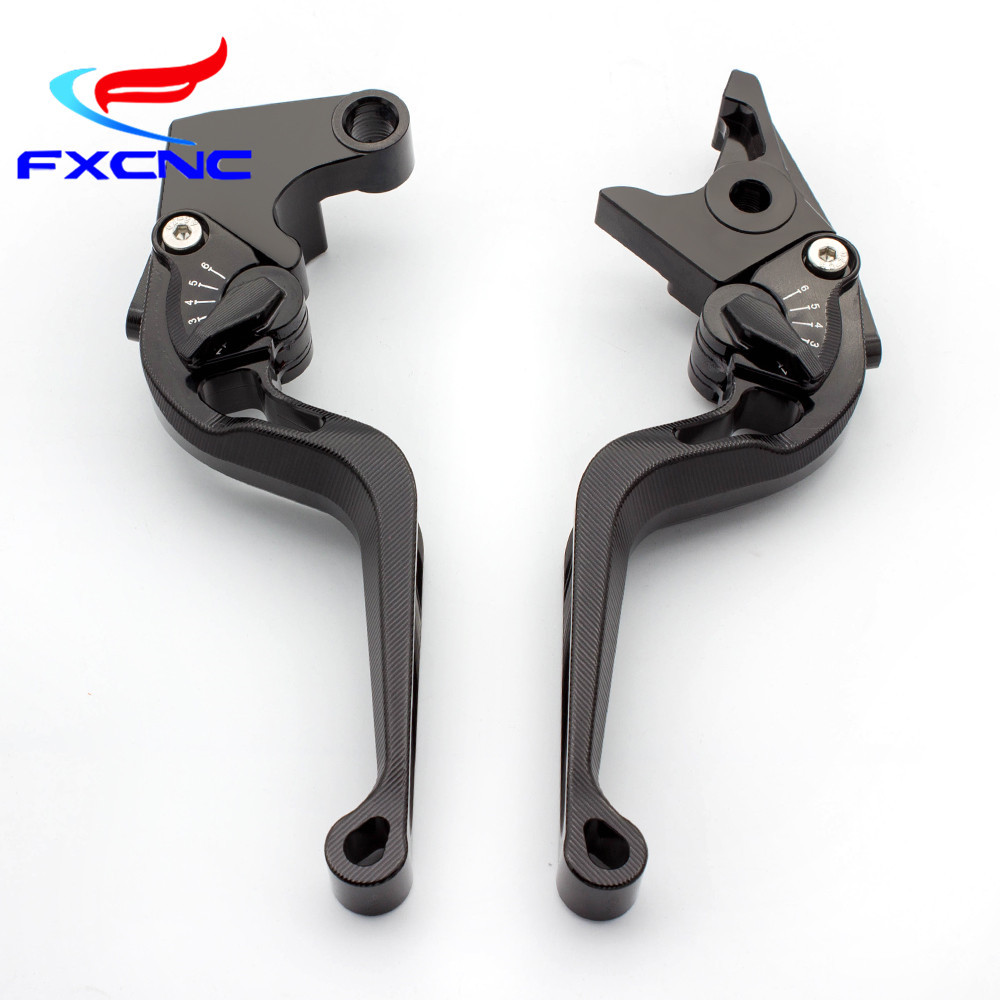 For Kawasaki ZX636R/ZX6RR 2005-2006 CNC Short Brake Clutch Levers Adjustable