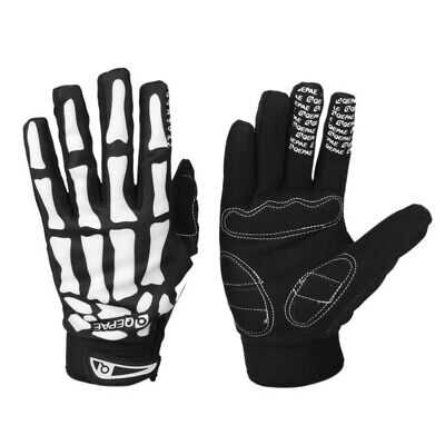 Cycling Gloves Skeleton Pattern Motorcycle Skull Finger