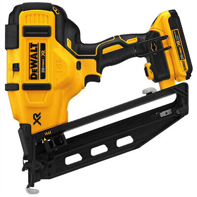 DEWALT 20V MAX XR 16GA 2.5 in. Finish Nailer DCN660D1R Certified Refurbished