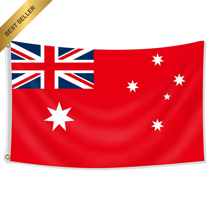 Large Australia Red Ensign Flag, 90×150 CM Big 150D Australian Outdoor Banner,Ti