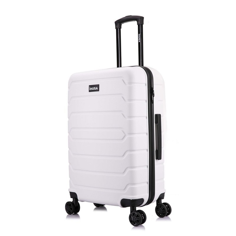 Hard Shell Travel Suitcase 24 inch Luggage ABS Lightweight w/TSA Spinner Wheels