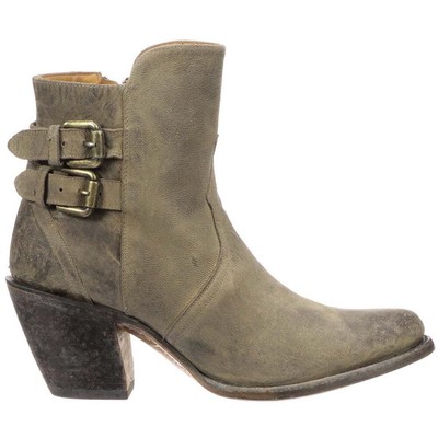 

Lucchese Catalina Ковбойские ботильоны с круглым носком Женские повседневные ботинки Размер 6 B M5047, Grey, Lucchese Catalina Round Toe Cowboy Booties