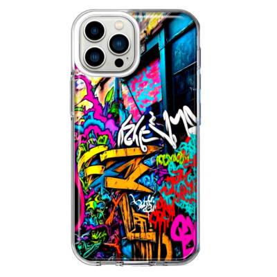 For Apple iPhone 13 Pro Max Shockproof Case Urban Graffiti