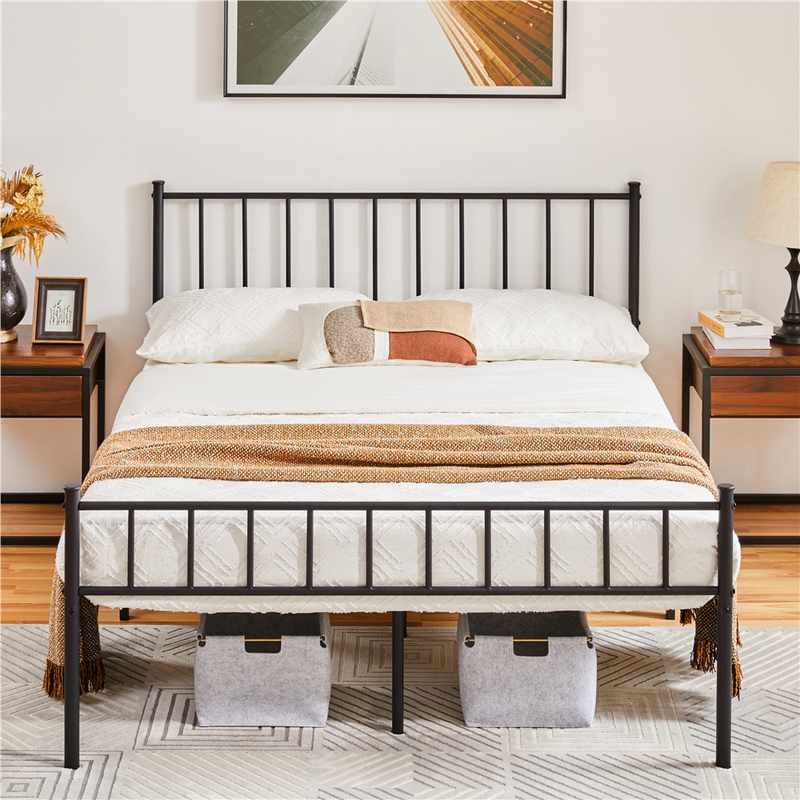S With Headboard & Footboard Twin/full/king Black/white/gold