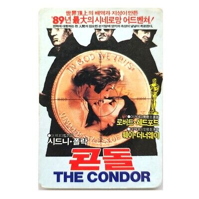 Robert Redford Three Days Of The Condor 1989 Korean movie Calenda 6 x 9cm