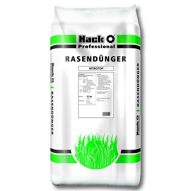 Hack Profi Nitrotop 25 Kg Engrais Ã  Gazon Longue DurÃ©E Engrais Ã  Gazon Engrai