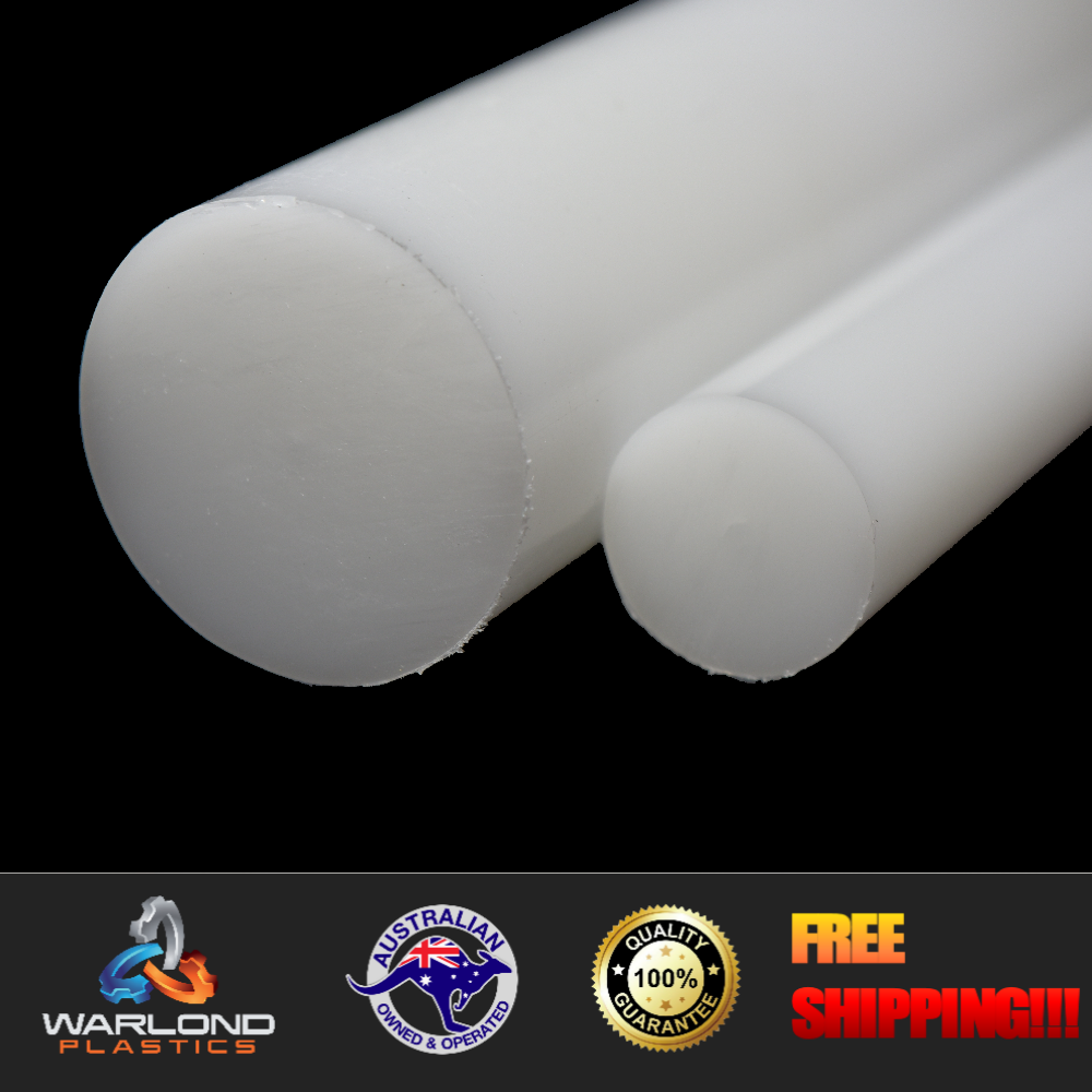 HDPE Rod Natural / White (20mm) Diameter x 245mm Long (Engineering