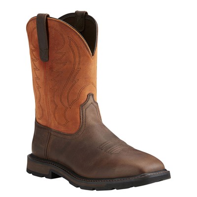 

Мужские ботинки Ariat Groundbreaker со стальным носком и квадратным носком