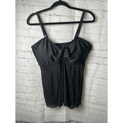 SHEIN LADIES BLACK BATHING SUIT TOP - WORN ONCE (3XL). EUC