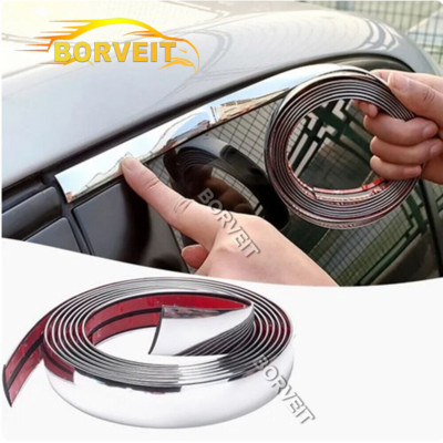 16FT10mm  Chrome Trim Molding Strip Car Body Door Side Anti Scratch Universal