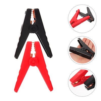  4pcs Battery Charger Clamp Alligator Clip Car Jumper Cable End Boost Clamp