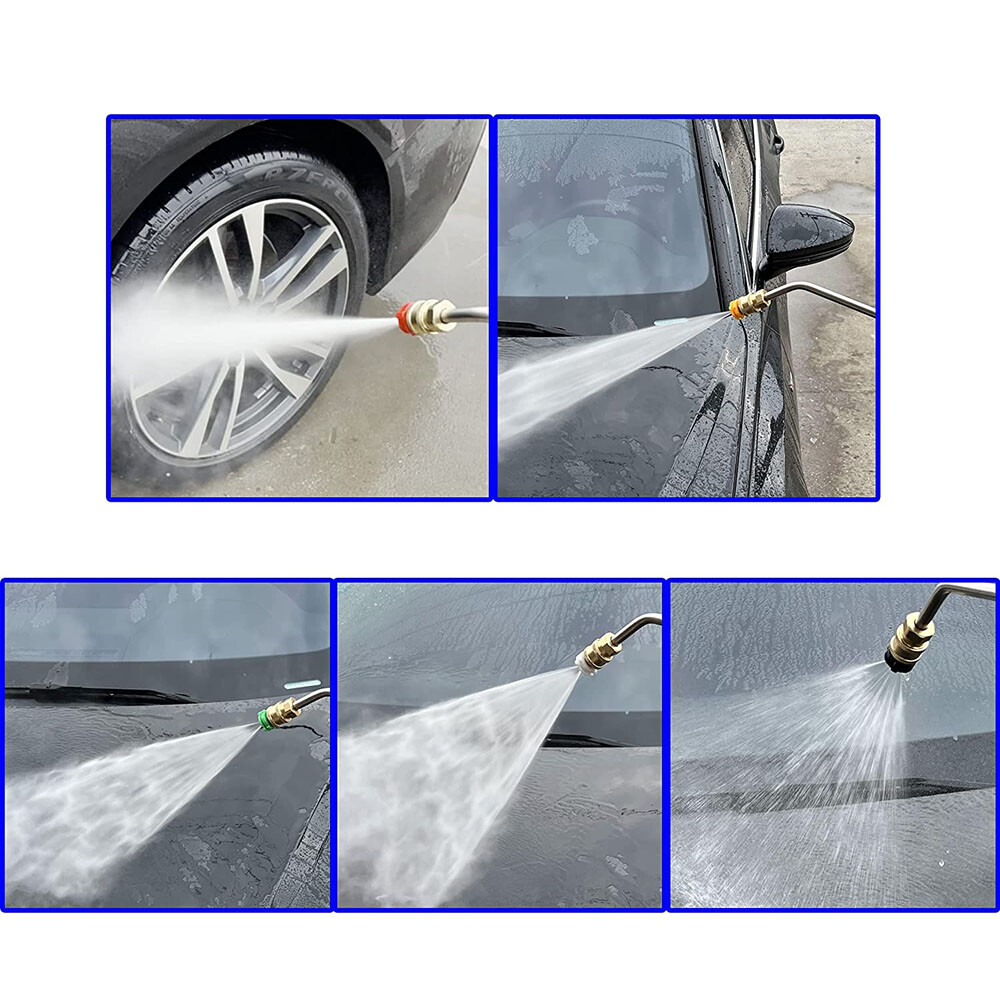 Pressure Washer Wand, 45 Degree Curved High Pressure Power Washer Extension Wand
