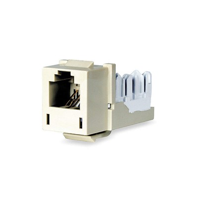 HUBBELL PREMISE WIRING HXJ5ETI Jack,Telco Ivory,Rj45 5LV50