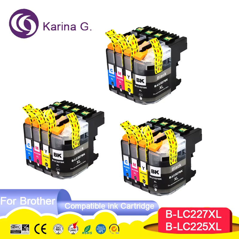 Compatible Ink Cartridge for LC227 LC225XL For MFC-J4420DW/J4620DW/J4625DW/J532