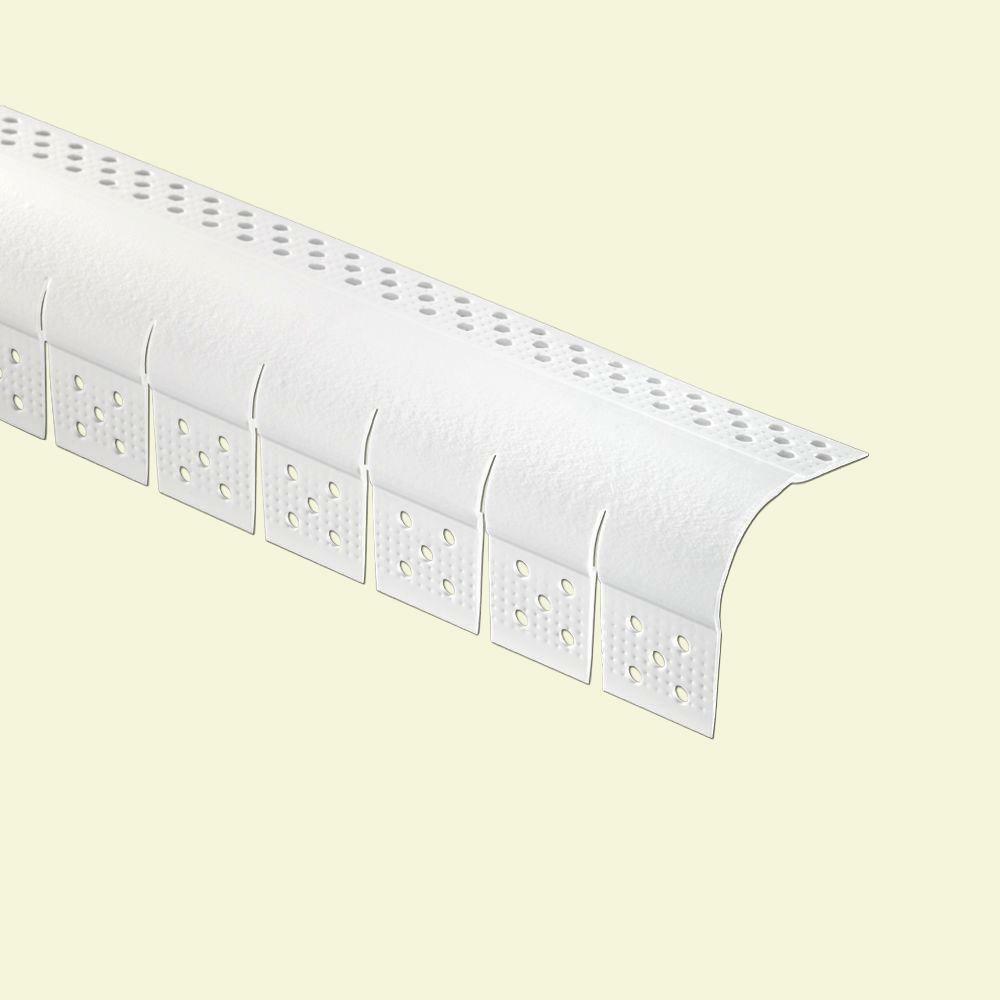 Drywall Corner Bead 8ft x 3/4in Vinyl Flexible MaxFlex Bullnose