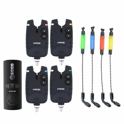 Wireless Carp Fishing Alarm Set 1+4 Waterproof Fishing Alarm Indicator SQ-4 Bite