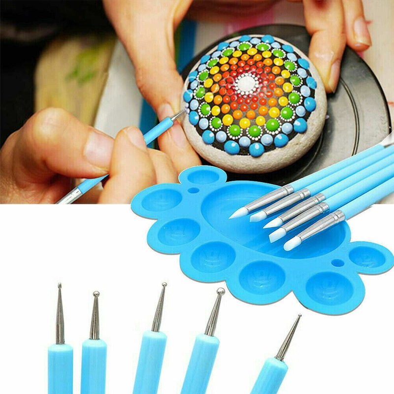 35pcs/Set Mandala Dotting Tools Rock Painting Kits Dot Art Pen Paint