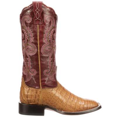 

Lucchese Annalyn Crocodile Embroidery Square Toe Cowboy Womens Brown, Red Casua, Lucchese Annalyn Crocodile Embroidery Square Toe Cowboy