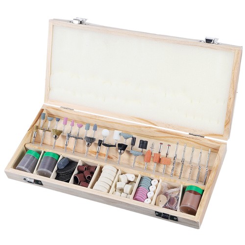 Rotary Tool Accessory Kit 228 PCS Grinding Sanding Polishing Craft Bits us