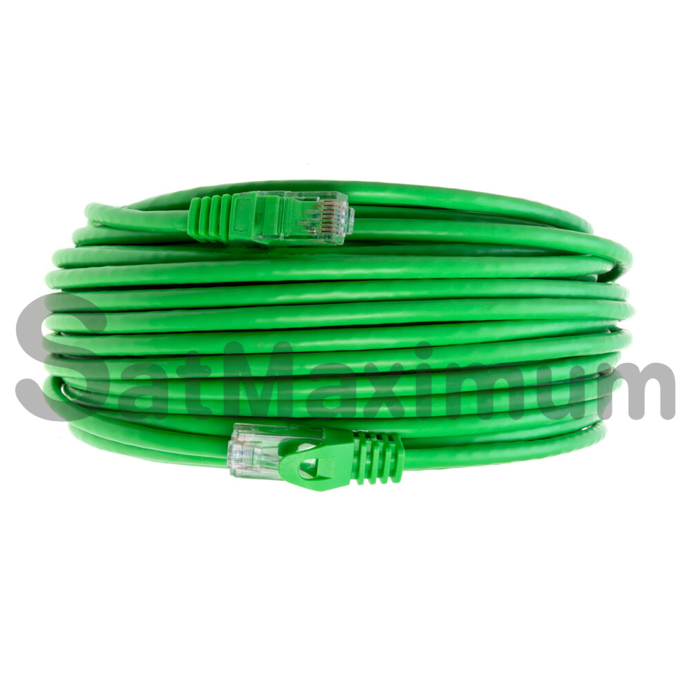 CAT6e/CAT6 Ethernet LAN Network RJ45 Patch Cable Green 50FT- 200FT Multipack LOT