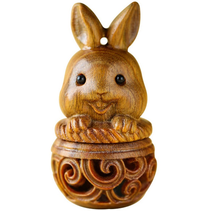  Sculpture De Lapin Accessoires Voiture Pendentif Sachet Bijoux DéCor