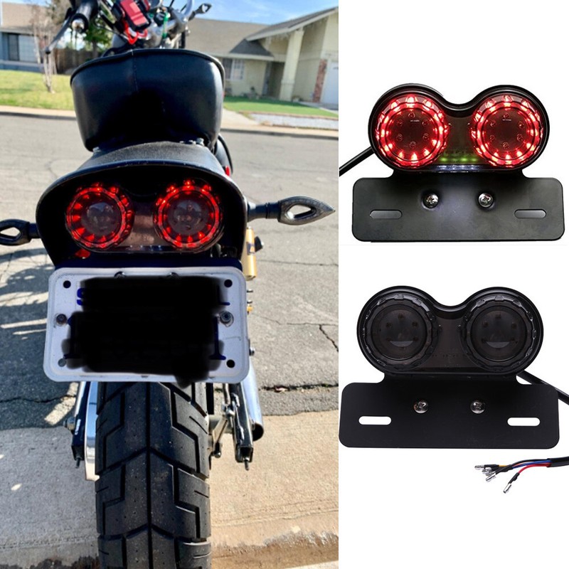 For Honda Rebel 250 400 500 Motorcycle LED Brake Turn Signal Running