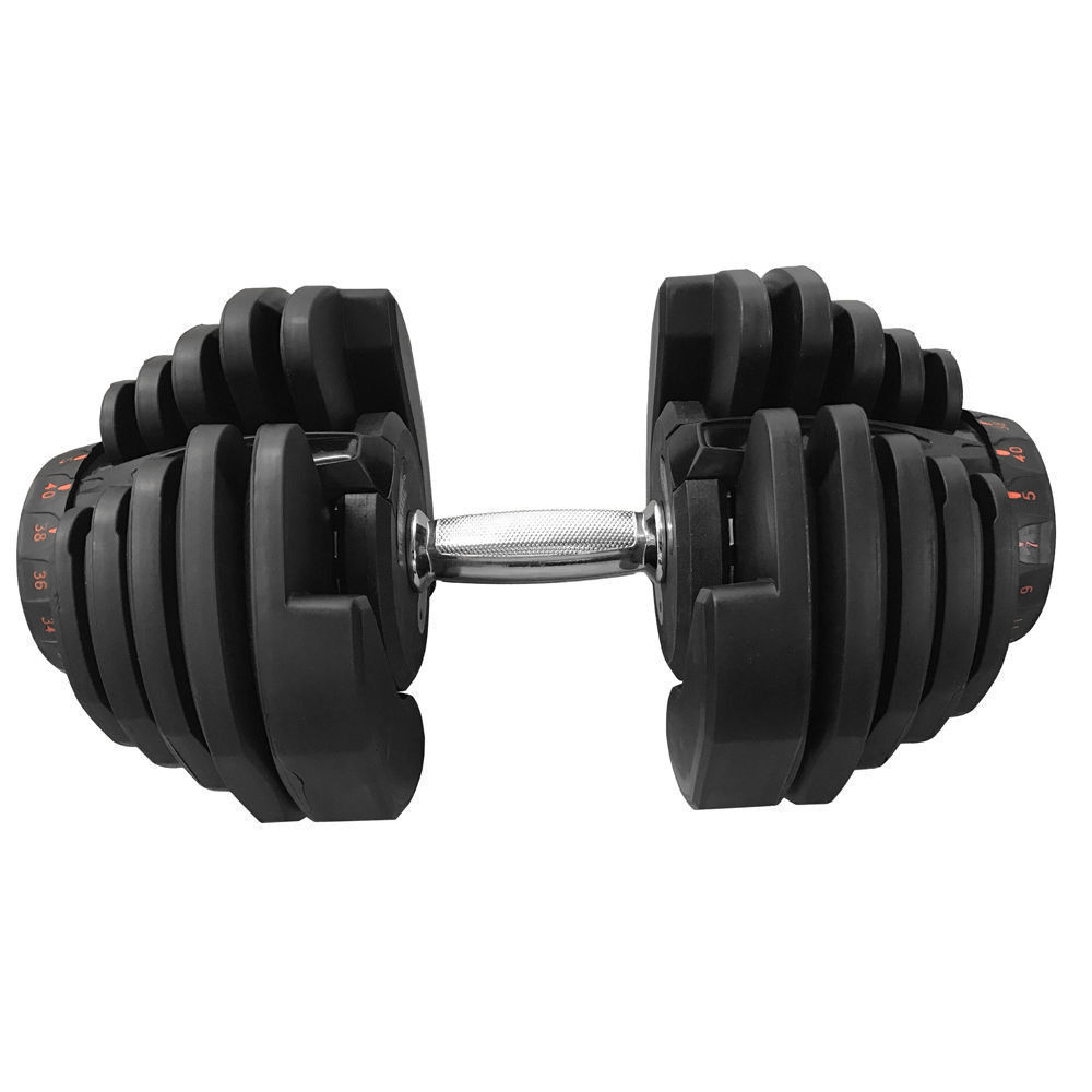 BRAND NEW** FXR SPORTS FULLY ADJUSTABLE 40KG DUMBBELL GYM FITNESS