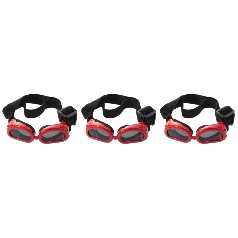  3 Count Lunettes De Soleil Pour Chien Shatterproof Dog Sunglasses