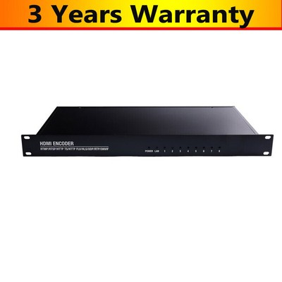 8CH H.265 1U HDMI Encoder PC NVR Video Encoder for RTMP/RTSP/HTTP TS/FLV/ONVIF