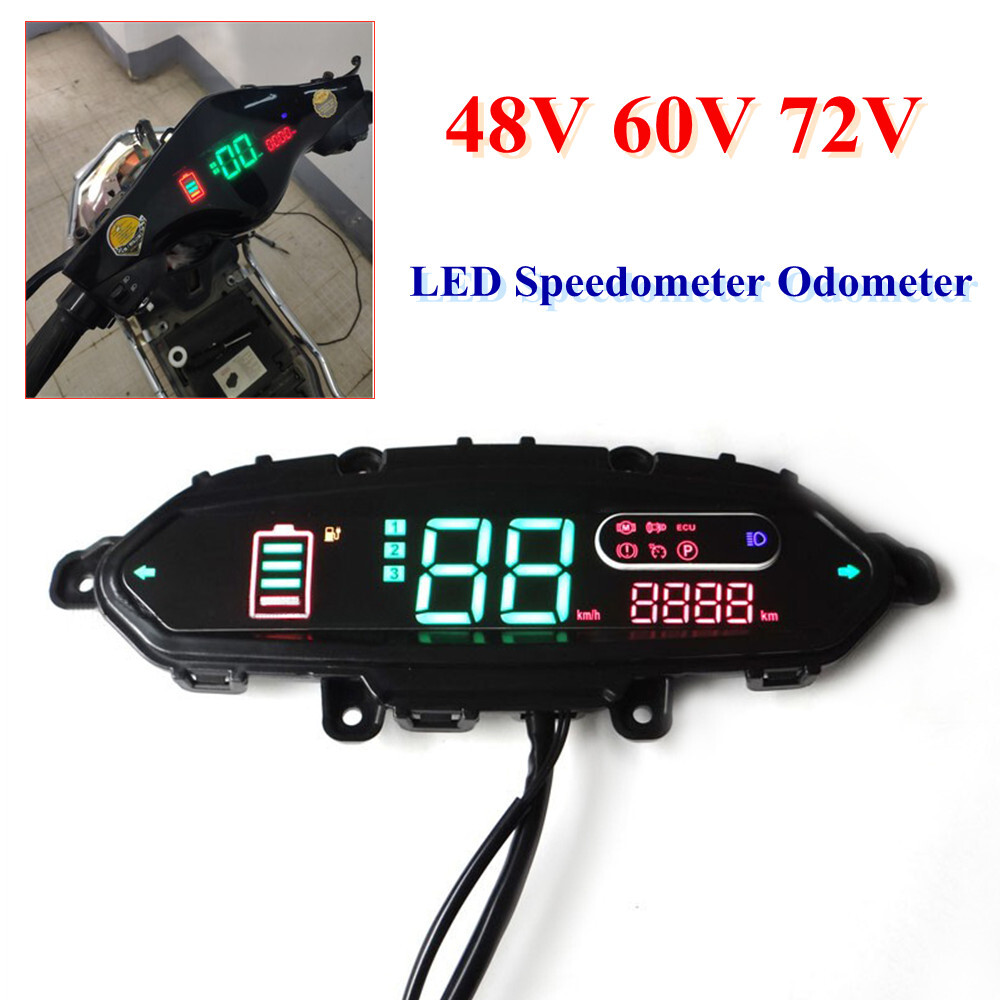 Bike Meter Odometer Control Panel Dash Display Us