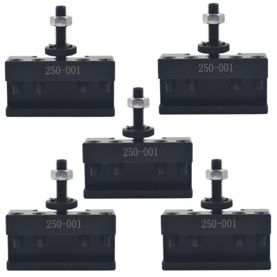 5Pcs Quick Change Turning Facing Lathe Tool Post Holder OXA #1 250-001