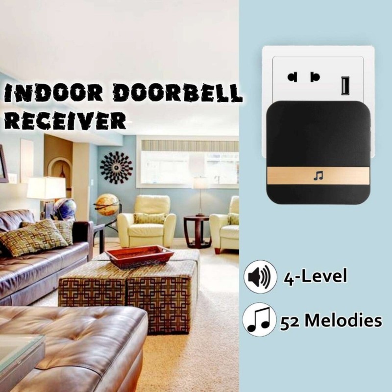 Dingdong Video Wireless WiFi Doorbell Indoor Bell Chime Ring