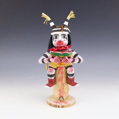 NATIVE AMERICAN NAVAJO KOSHARE KACHINA BY ALFRED BENALLY 