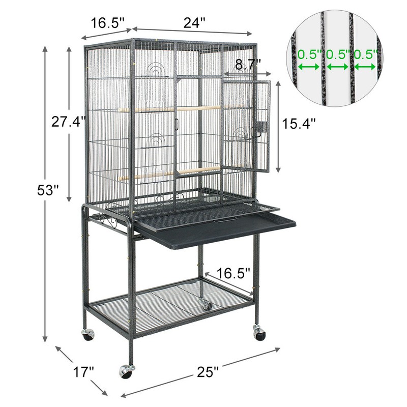 Bird Cage Large Play Top Bird Parrot Finch Cage Macaw