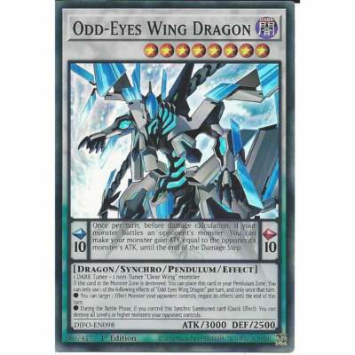 Odd-Eyes Wing Dragon DIFO-EN098 1st Edition Super Rare :YuGiOh Trading Card TCG