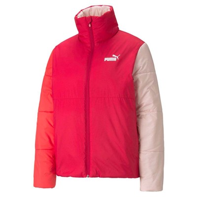 

Puma Essentials Padded Full Zip Jacket Womens Size  Повседневная спортивная верхняя одежда, Красный, Puma Essentials Padded Full Zip Jacket
