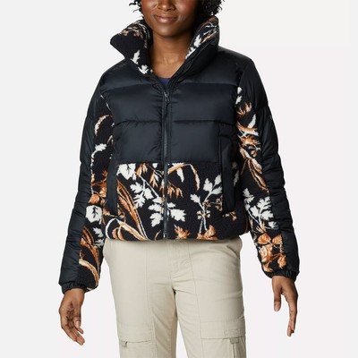 

Женская гибридная куртка Columbia Wmns Leadbetter Point Sherpa, черный/черный фолграсс, Columbia Wmns Leadbetter Point Sherpa Hybrid Jacket