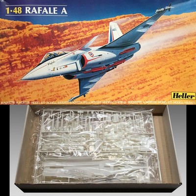 Heller 1/48 Rafale A Model Kit 80421 Excellent Condition Sealed Parts