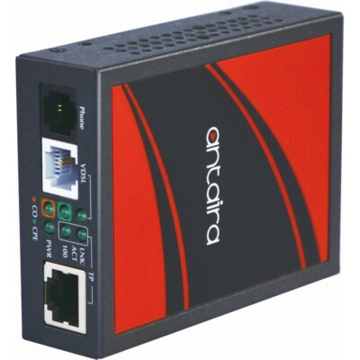 Antaira EVC-3001 10/100TX Ethernet Extender over VDSL Converter, RJ11 POTS *NEW*