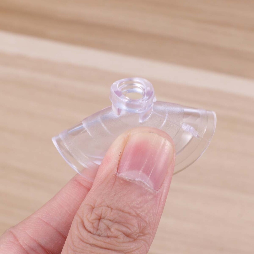 30 Pcs Plastic Clear Suction Cups for Windows Glass Bathroom Office