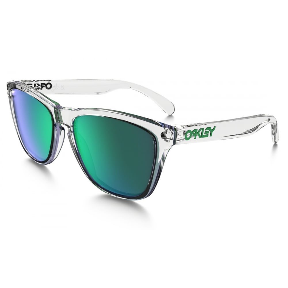 Oakley Frogskin Sunglasses Crystal frame / Jade Iridium Lens in