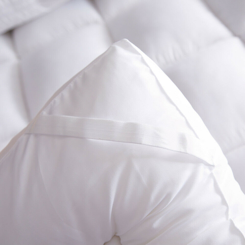 Fitted Mattress Topper Bedding Pad Cover Protector 72D Breathable Quilted 4 Size