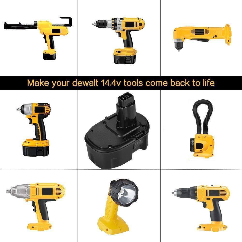 Batterie type DC9091 DE9038 DE9091 DE9092 DE9094 14.4V 3000mAh pour Dewalt