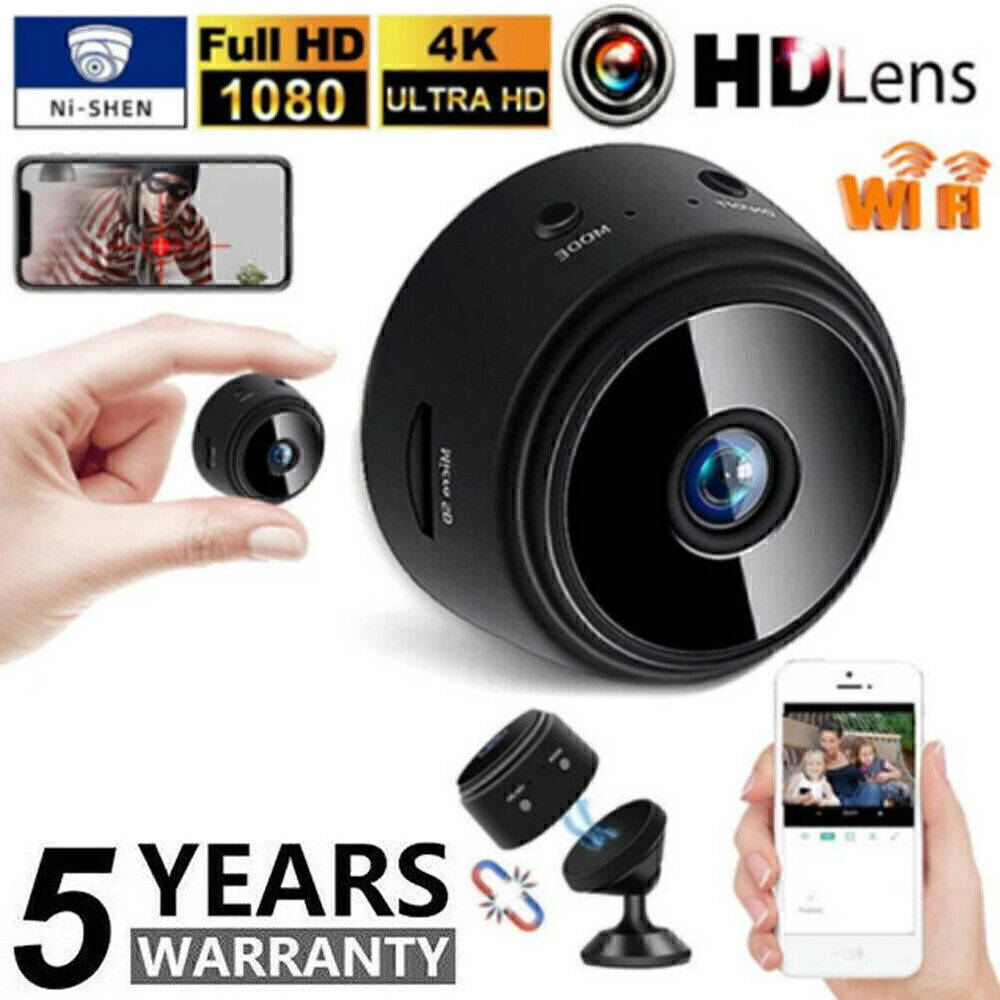 Wifi Mini Wireless Hidden Camera IP Home Security DVR Night Vision HD 1080P 1PC