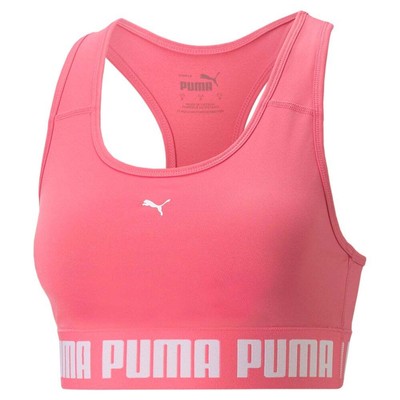 Puma Train Strong Mid Impact Sports Bra Women Pink Casual 52159882