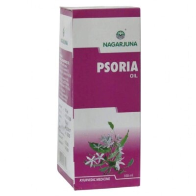 Nagarjuna Psoria Oil (100ml) (Pack of 2) Free Shipping World Wide