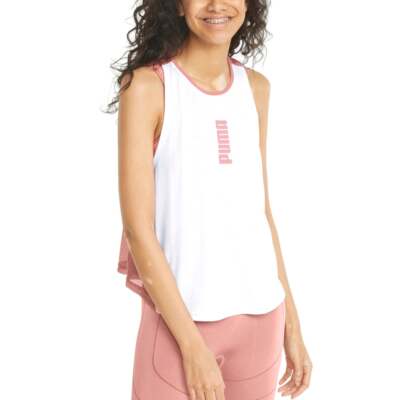 

Puma Modern Sports Tank Us Womens White Casual Athletic 671800-02, Белый