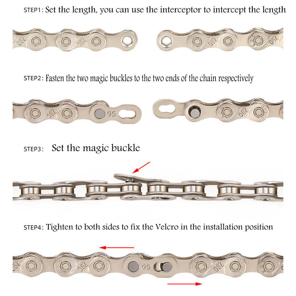 6 7 8 9 18 21 24 27 Speed Bike Chain Stretch-Proof Links For Campy SRAM Shimano